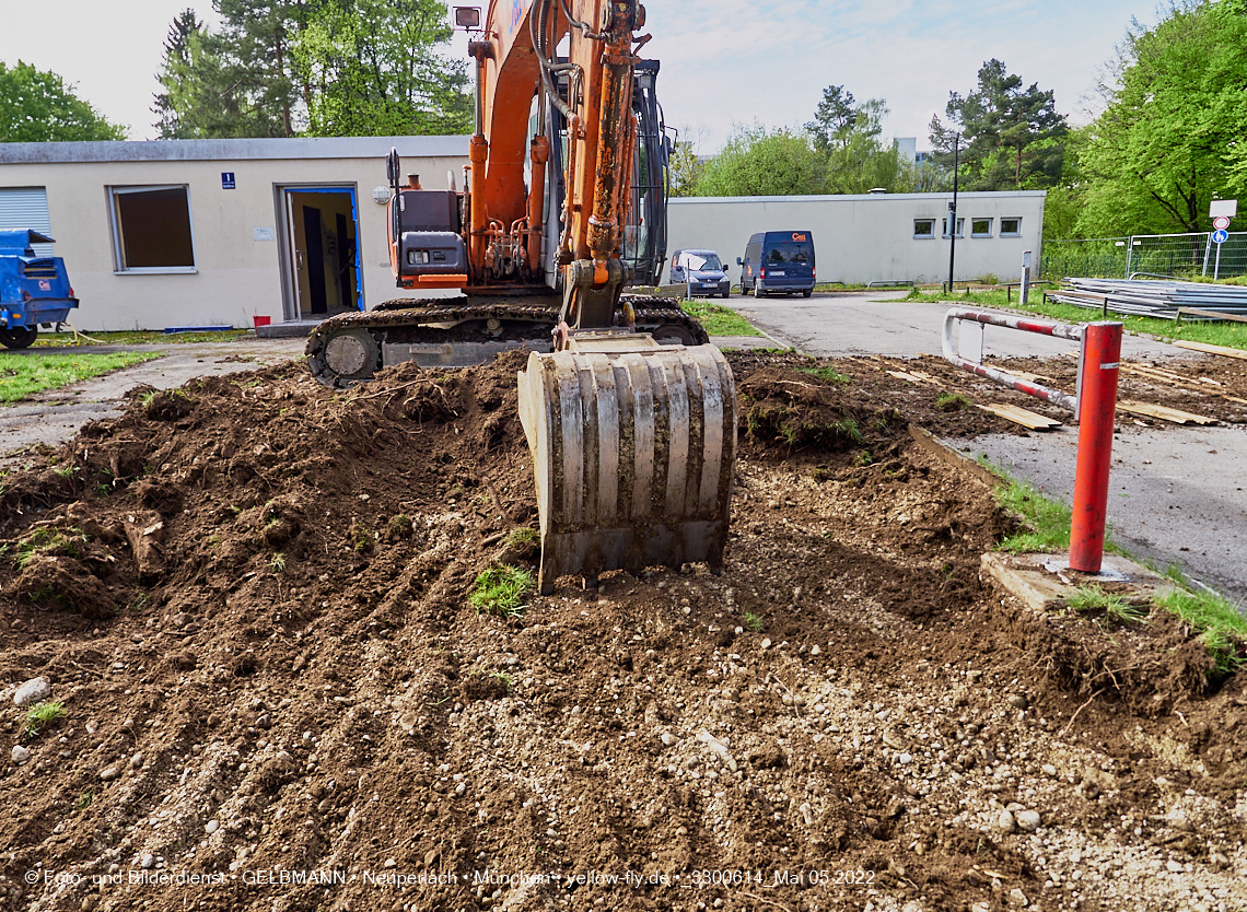 05.05.2022 - Baustelle am Haus für Kinder in Neuperlach